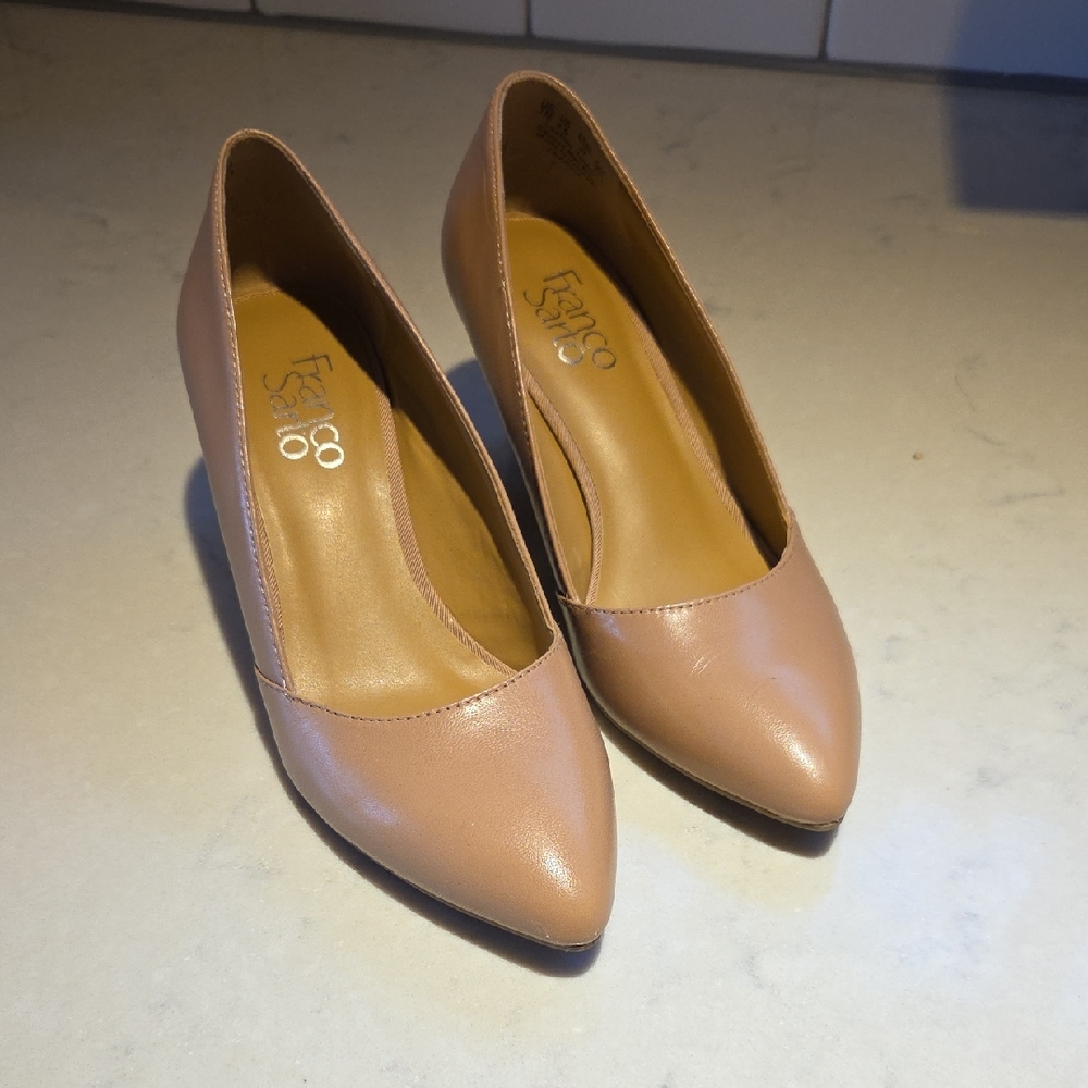 Franco Sarto Women's Nude Heels